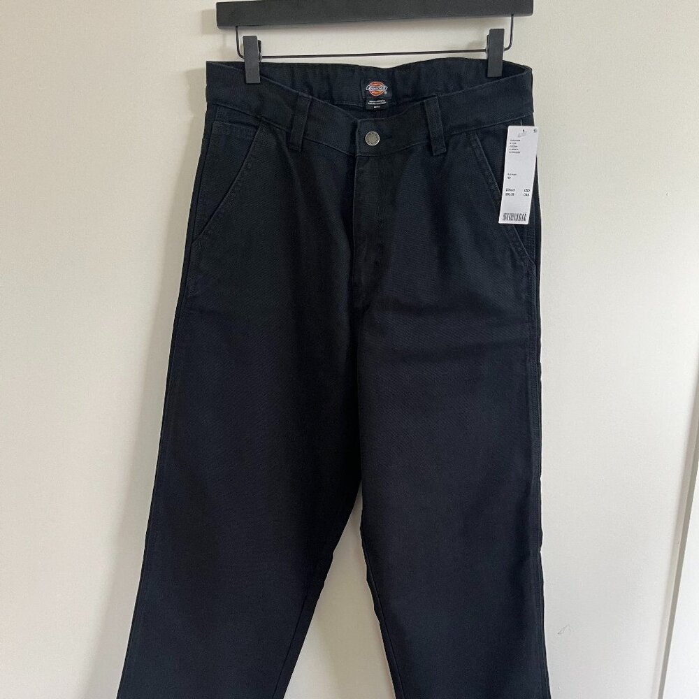Dickie's Canvas Carpenter Pants Women's Size 10 Black